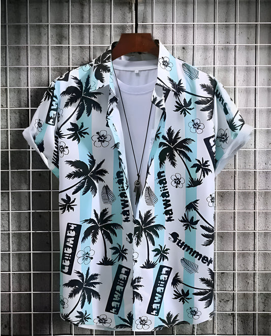 Men goa trees printed shirt