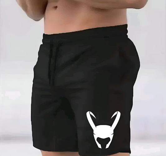 Men black shorts