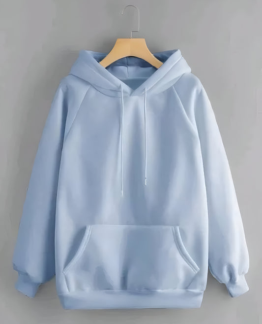 Men sky blue Hoodie