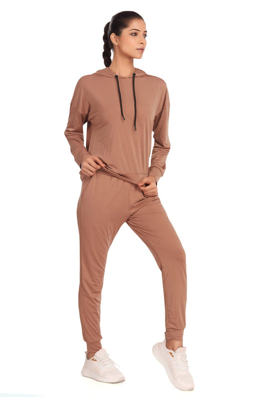 French Beige Co-ord Set for Women & Girls