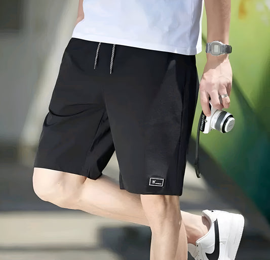 Men black shorts