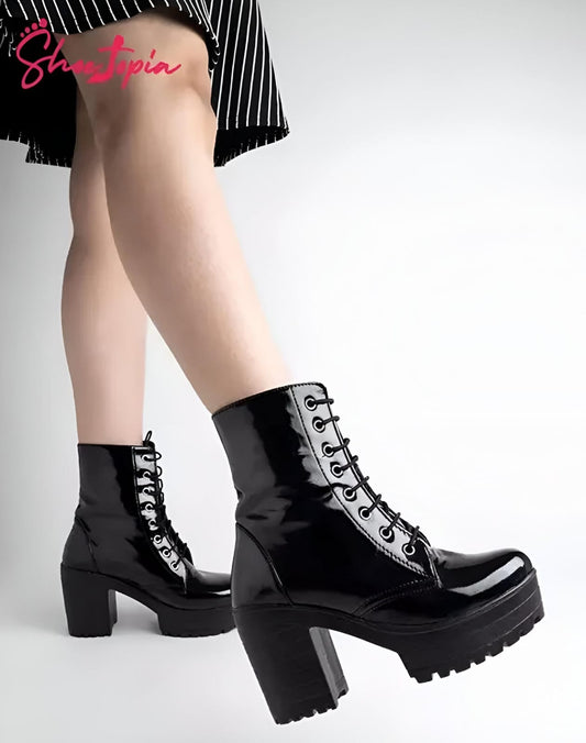 Stylish Western Black Boots for Girls