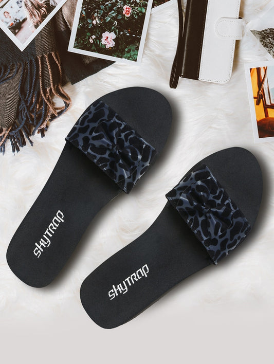 Black Slip On Sandal Women & Girls