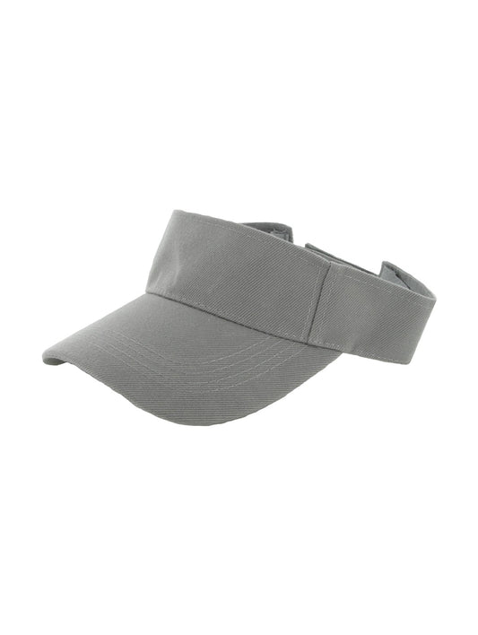 Grey Cotton Blend Cap for Women & Girls