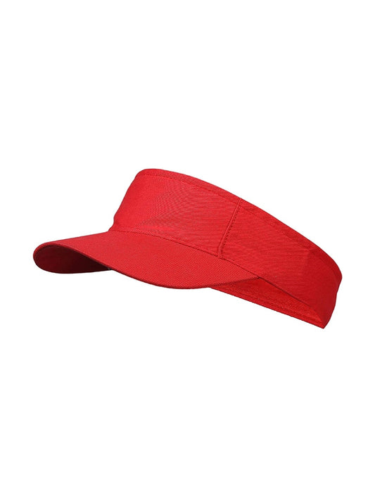 Red Cotton Blend Cap for Women & Girls