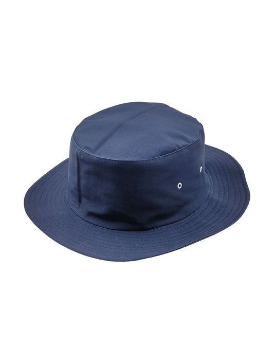 Blue Solid Summer Hat for Women & Girls